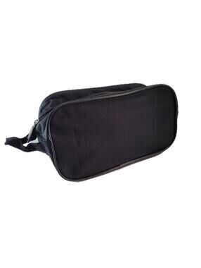 Standard Simple Black Utility Kit Toiletry Bag Dopp Kit Zip Travelers Club - New